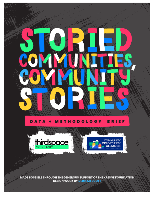 Storied Communities, Community Stories Data + Methodology Brief